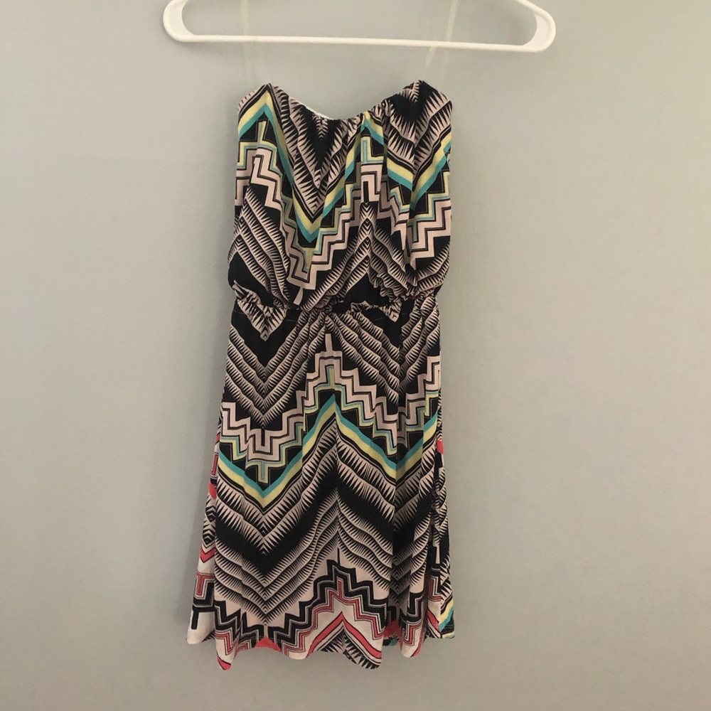 Strapless summer sundress